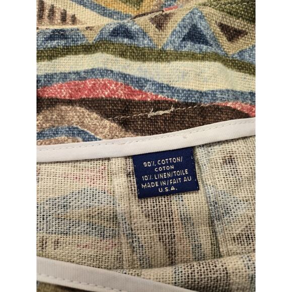 Ruff Hewn Vintage Button Loop Skirt Size 14 Made in USA Aztec Vintage EUC - Picture 8 of 11